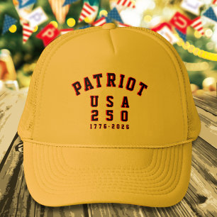 Casquette USA 250 Anniversaire de l'Amérique Ajouter un nom 