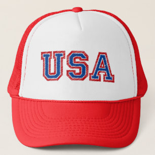 Casquette "USA" en état de détresse
