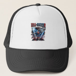 Casquette USA Football Squelette Attaquant Nations Premium S