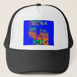 Casquette USA Hope : Conception patriotique plus forte
