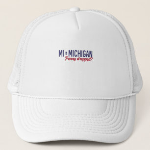Casquette USA - MI = Michigan Pas Minnesota Confusion