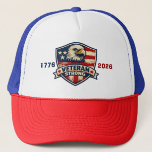 Casquette USA Patriotique 250e Anniversaire Vétéran Fort