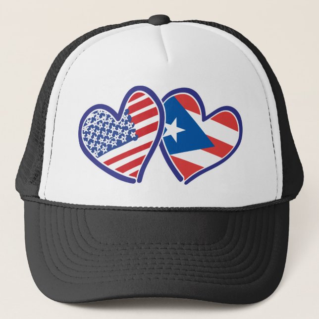 CASQUETTE USA-PUERTO-RICO (Devant)