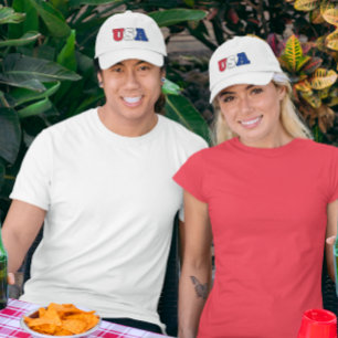 CASQUETTE USA (ROUGE, BLANC ET BLEU)