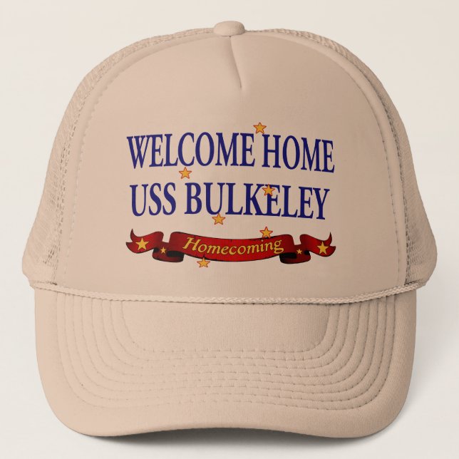 Casquette USS à la maison bienvenu Bulkeley (Devant)