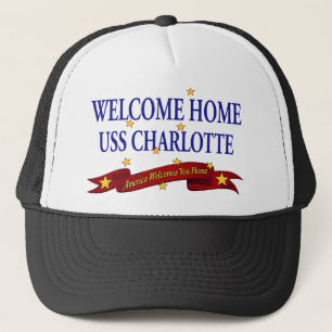 Casquette USS à la maison bienvenu Charlotte