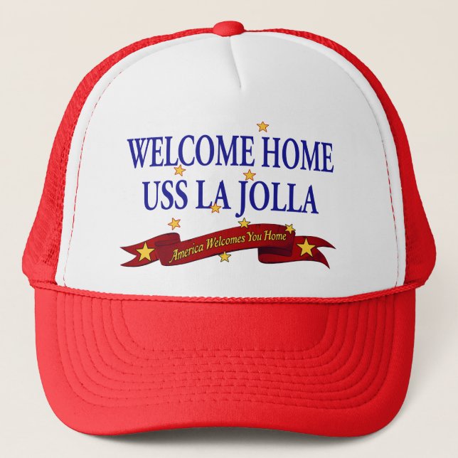 Casquette USS à la maison bienvenu La Jolla (Devant)