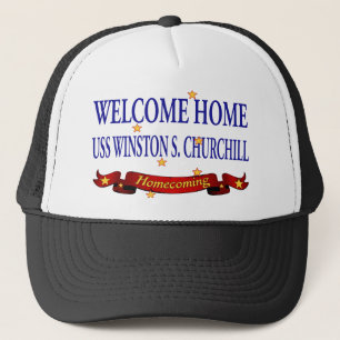 Casquette USS à la maison bienvenu Winston S. Churchill