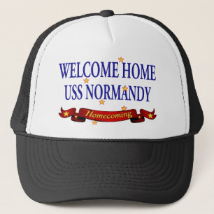 Casquette USS Normandy à la maison bienvenu