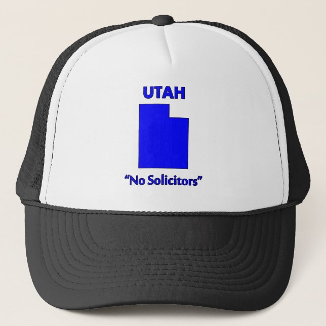 Casquette Utah - Pas de solliciteurs (Devant)