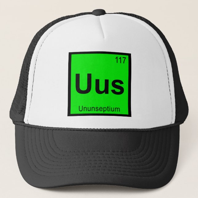 Casquette Uus - Ununseptium Chimie Élément du tableau périod (Devant)
