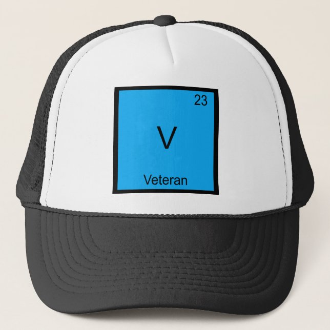Casquette V - Vétéran Élément de Chimie Militaire Symbole T- (Devant)