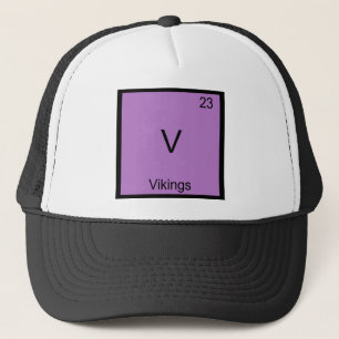 Casquette V - Vikings Élement Drôle de Symbole de Chimie Tee