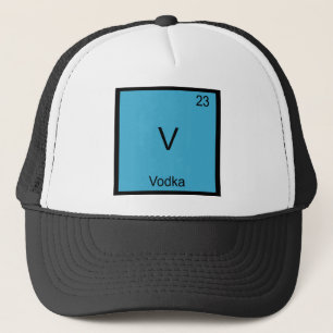 Casquette V - Vodka Symbole d'élément de chimie drôle T-Shir