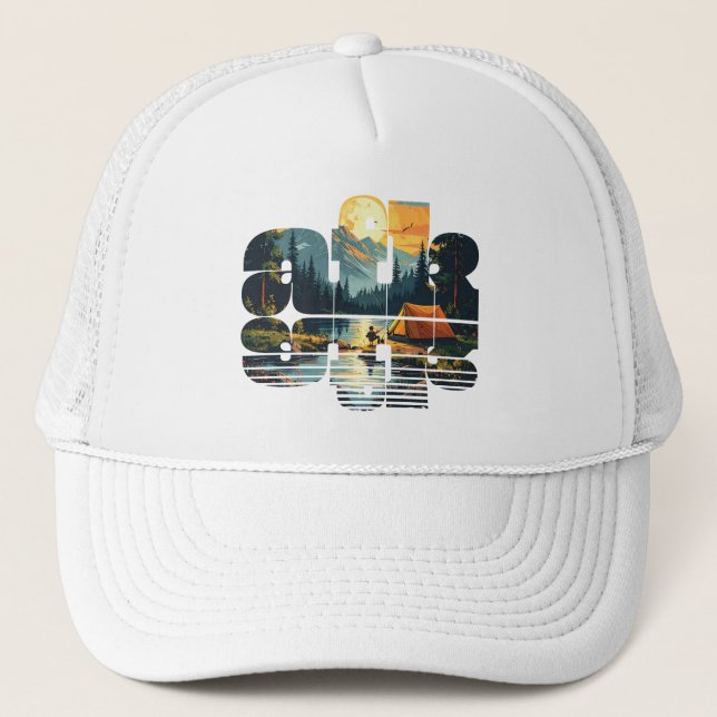 Casquette Vac de camping (Devant)