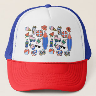 Casquette vacances d'été amusantes pour les amoureux de la p