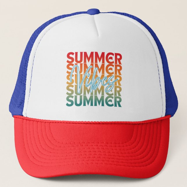 CASQUETTE VACANCES D'ÉTÉ PLAGE FAMILLE  (Devant)