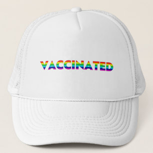Casquette Vacciné, Fierté lgbt lgbtq gai couleurs arc-en-cie