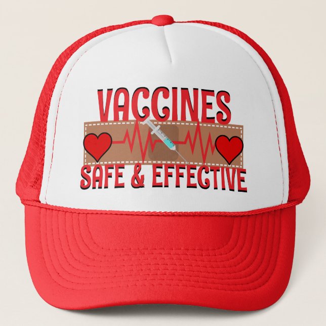 Casquette Vaccins sûrs et efficaces (Devant)