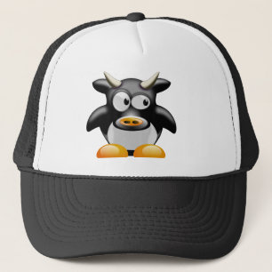 Casquette Vache à pingouin avec des klaxons