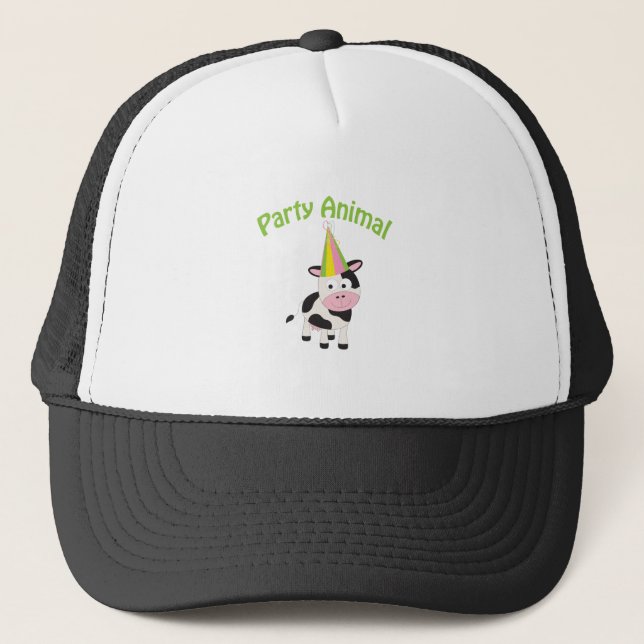 Casquette Vache animale (Devant)