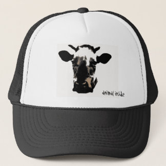 Casquette Vache animale inside