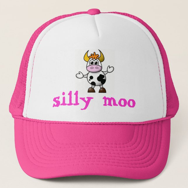 Casquette Vache caricaturale (Devant)