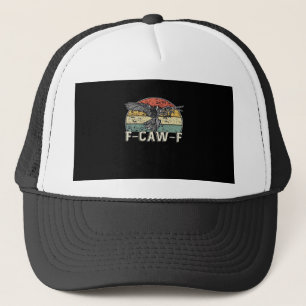 Casquette Vache drôle F-Caw-F Oiseau drôle Vintage Coucher d