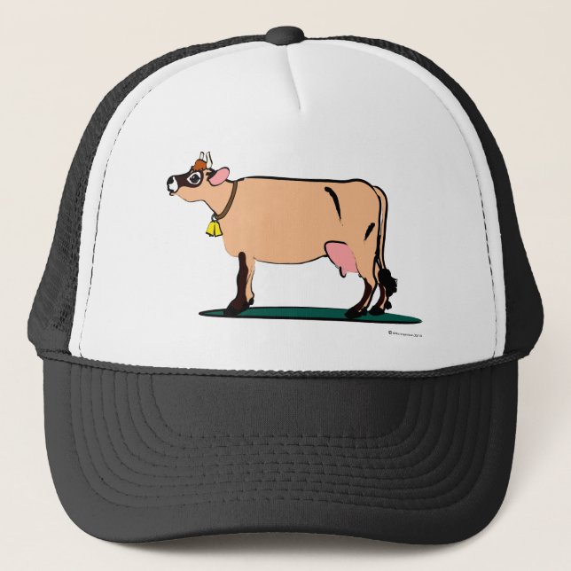 Casquette Vache du Jersey (foncée) (Devant)