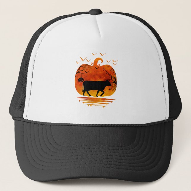 CASQUETTE VACHE HALLOWEEN CITROUILLE COSTUME VACHE LOVER AUT (Devant)