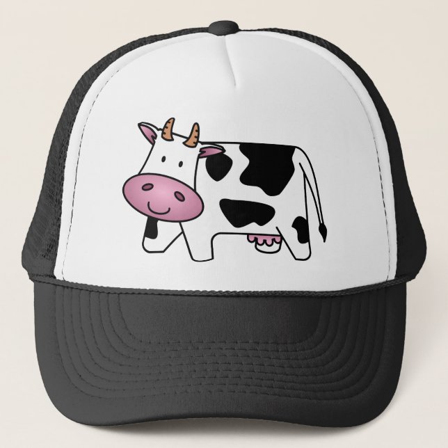 Casquette Vache heureuse (Devant)
