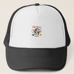 Casquette Vache Noël Mignonne Vaches T-Shirt de Noël (6)