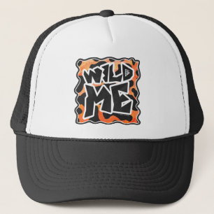 Casquette Vache Noir et Orange Wild Me