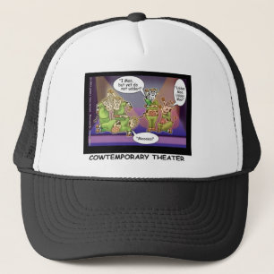 Casquette Vache-Théâtre Temporaire Drôle Vaches Cadeaux et T