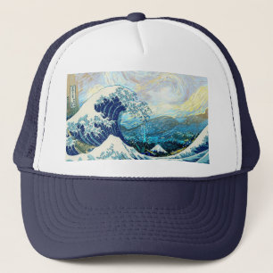 CASQUETTE VAGUE DE KANAGAWA EN ARRIÈRE - PLAN DE NUIT STARRY