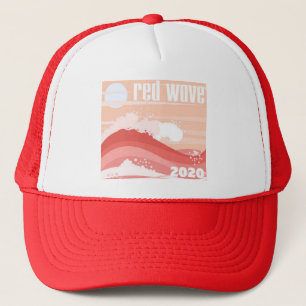 CASQUETTE VAGUE ROUGE 2020 - CONSERVATEUR/TRUMP/MAGA/KAG