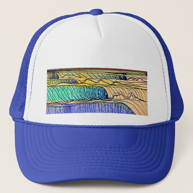 Casquette vagues de roulement (Devant)