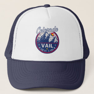 Casquette Vail Colorado Mountain Retro Sunset Souvenirs