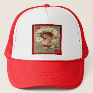 Casquette Valentin victorien la Reine de Coeur