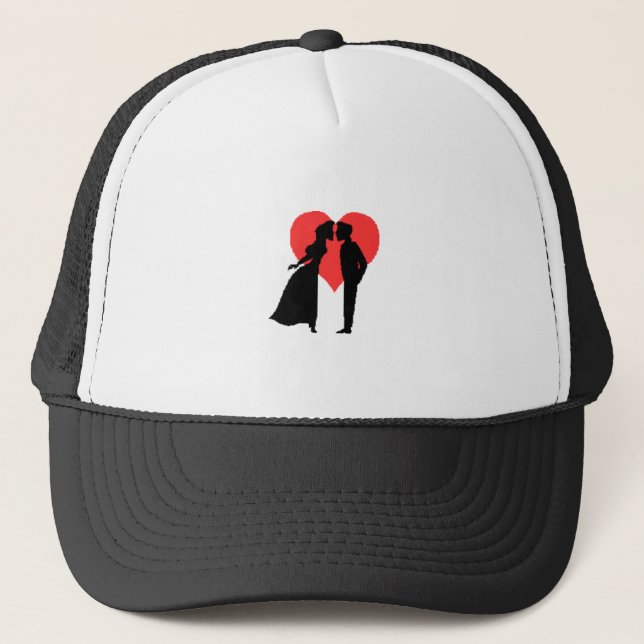 Casquette Valentine Couple (Devant)