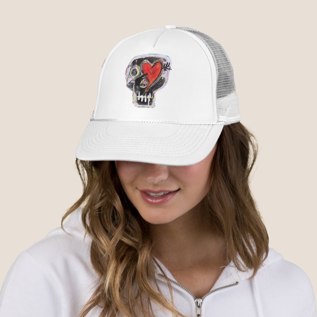 CASQUETTE VALENTINE SKULL (En situation)