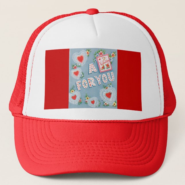 Casquette Valentine vintage (Devant)