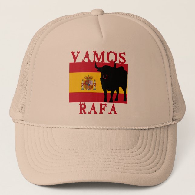 Casquette Vamos Rafa avec le drapeau de l'Espagne (Devant)