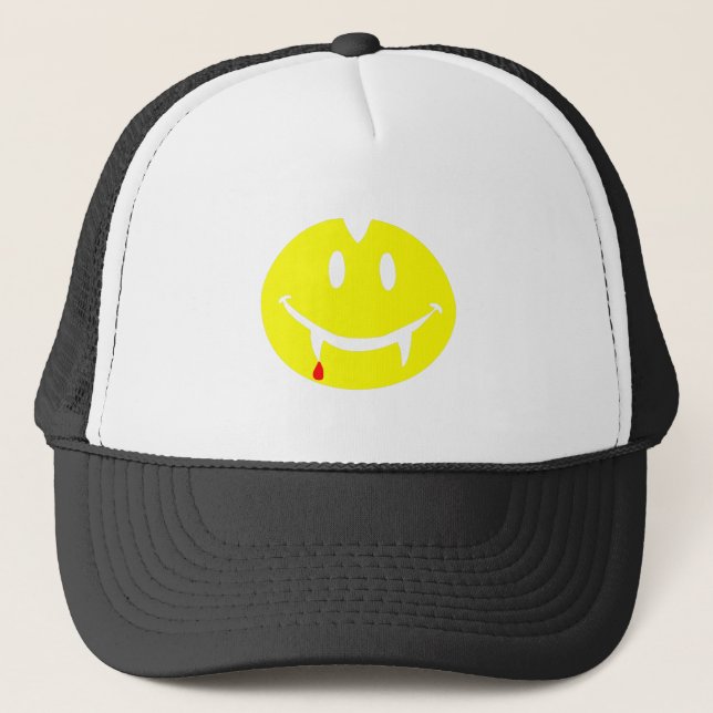Casquette vampire emoji dracula (Devant)