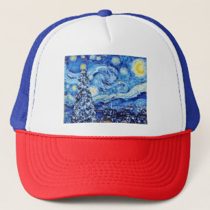 Casquette Van Gogh - La Nuit étoilée - Blancs Noël