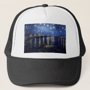 Casquette Van Gogh Nuit étoilée sur Rhône