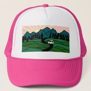 Casquette Vanlife dans les montagnes Sunrise Sunrise Sunset