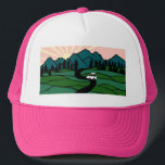 Casquette Vanlife dans les montagnes Sunrise Sunset<br><div class="desc">Découvrez ce casquette cool avec un campervan dans les montagnes ! Regardez ma boutique pour plus de détails !</div>
