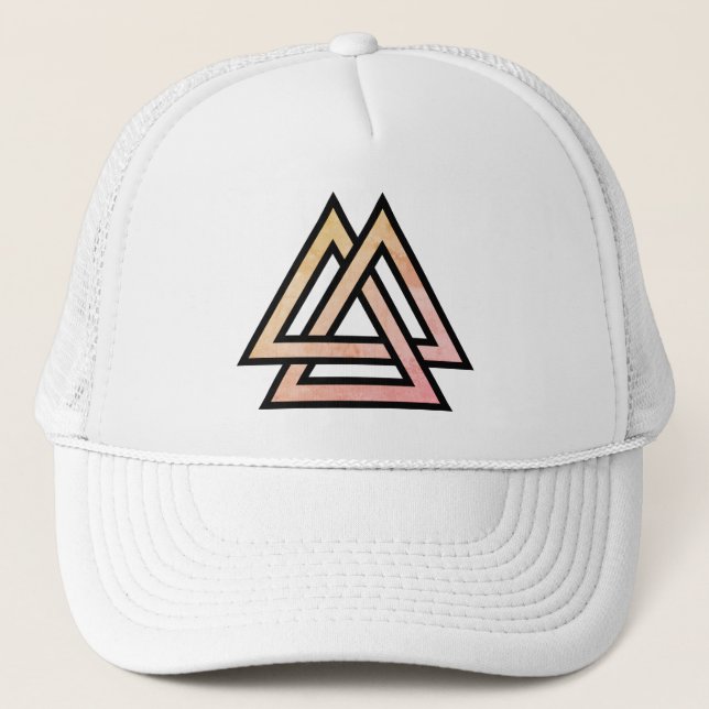 Casquette Variante du symbole Valknut (Devant)