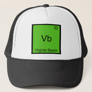 Casquette Vb - Ville de Virginia Beach Symbole d'élément chi
